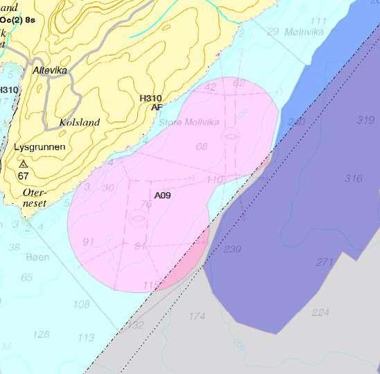 Kommune Nummer Navn Arealstørrelse Forslagsstiller Områdebeskrivelse: Harstad 193 VA9 Sandsøy øst Akva Lokalitet øst for Sandsøy med to tillatelser, ligger nært opptil reketrålsfelt (data fra