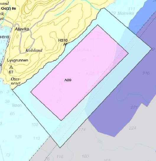Gjeldende planstatus Forslag til ny arealbruk A- og AF område, grenser opp mot fiskeområde og hensynssone for militær aktivitet Endring av A-areal og utvidelse av AF-areal Konsekvensutredning