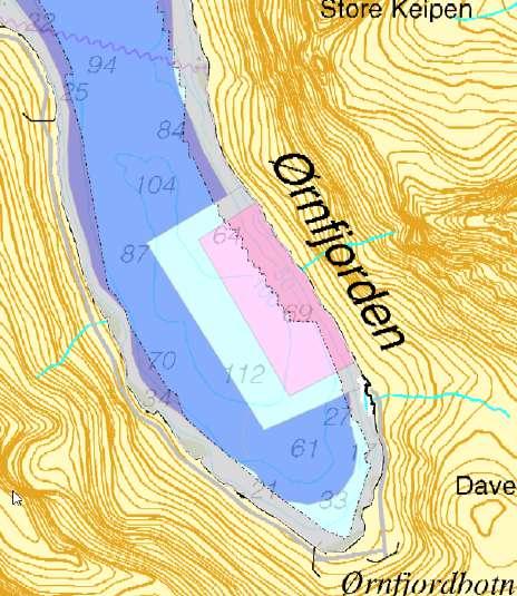 Kommune Nummer Navn Lenvik 1931 VA1 Ørnfjordbotn Gjeldende planstatus Forslag til ny arealbruk Arealstørrelse Forslagsstiller Akva Områdebeskrivelse: Eksisterende lokalitet i Ørnfjorden innenfor