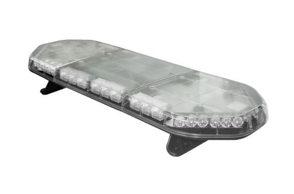 ) Varenr: 1603-154440 24V. (12 x 3) + (4 x 6) LED. Totalt 60 LED. Klart glass, 8 forskjellige blinkemønster. Bredde: 1252mm. Dybde: 331mm. Høyde: 59mm. Leveres uten festebrakett (se side 8.