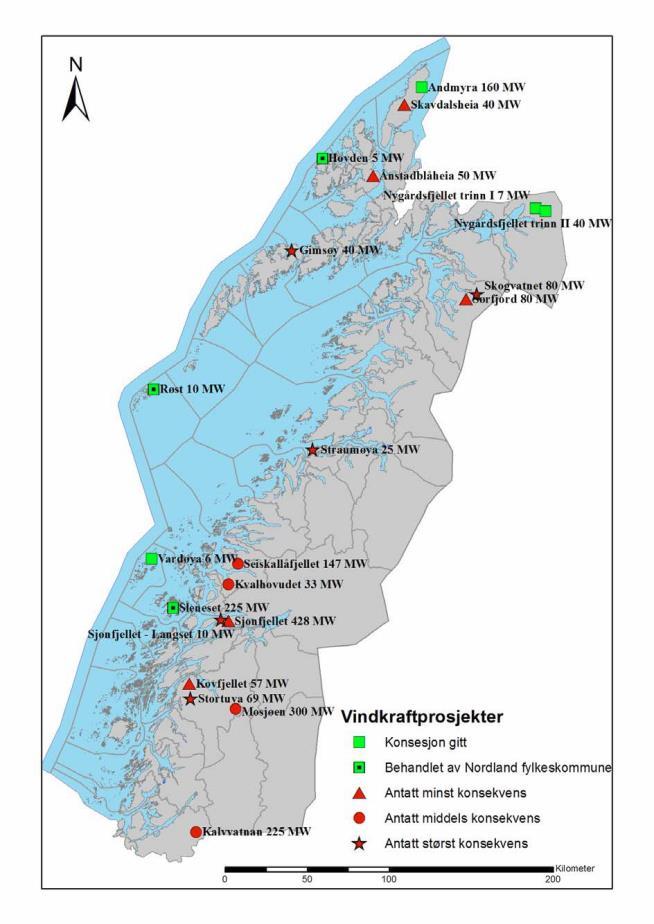 Lokale og regionale innspill Det har kommet innspill fra Vågan og Øksnes kommuner, FNF Nordland, Naturvernforbundet i Nordland, Nordland fylkeskommune, Naturvernforbundet i Troms og Troms