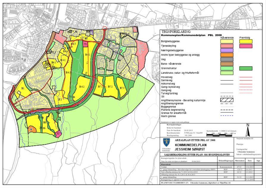 Innledning BioFokus har på oppdrag for JM Norge AS v/oddveig Foss kartlagt naturverdier i forbindelse med utarbeidelse av detaljreguleringsplan ved Langelandsfjellet sørøst i Jessheim i Ullensaker