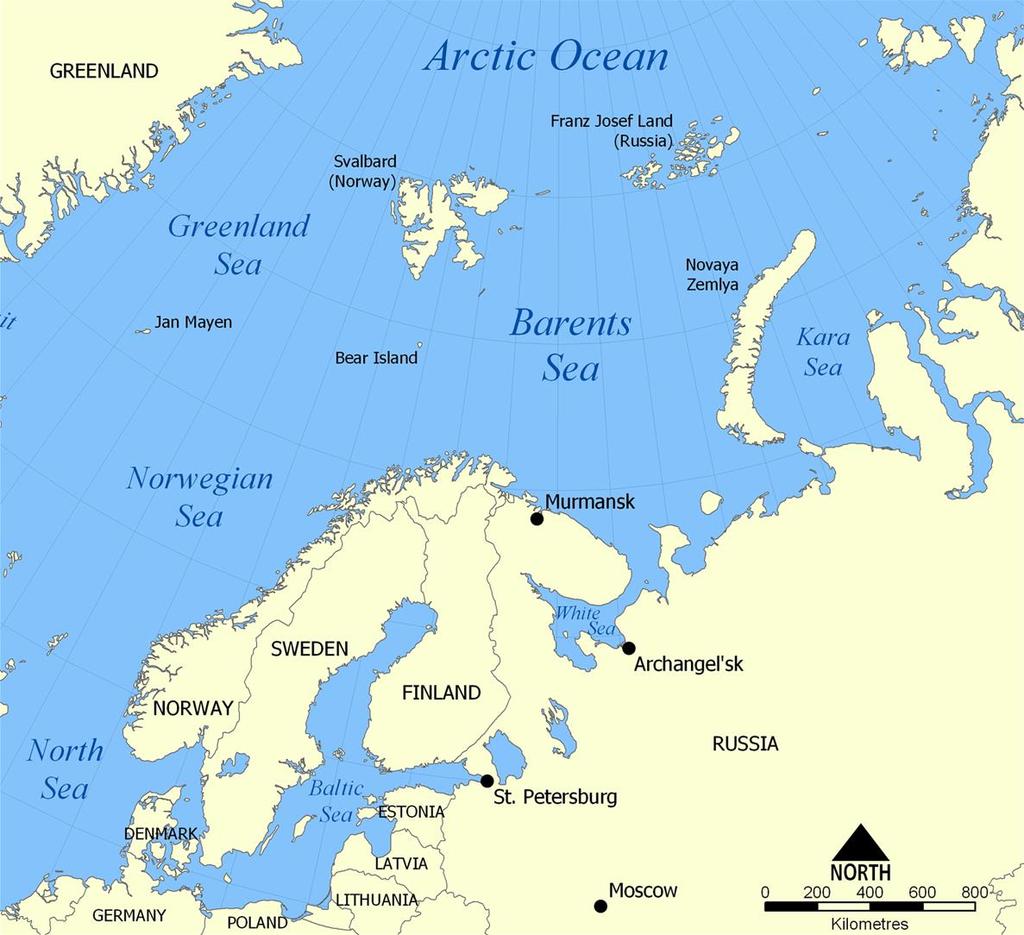 Svalbard - fakta Svalbardtraktaten signert 1920 74º - 81ºN og 10º - 35ºØ Land 61000 km 2, hav ut til 12 mil 90700 km 2