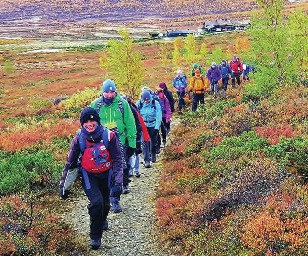 Foto: Dennis Nilsson TURLEDERGRUPPA Turledergruppas formål er å ivareta turledernes interesser innenfor rammene for DNT Oslo og Omegn og styrke tur ledernes kompetanse.