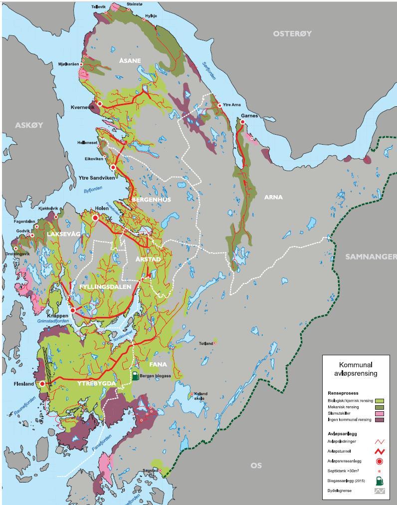 Vann- og avløpsetaten Avløpshåndtering Vann- og avløpsetatens ansvar er å sørge for en miljømessig riktig avløpshåndtering, og bidrar gjennom utstrakt avløpsrensing til en renere Byfjord og et bedre