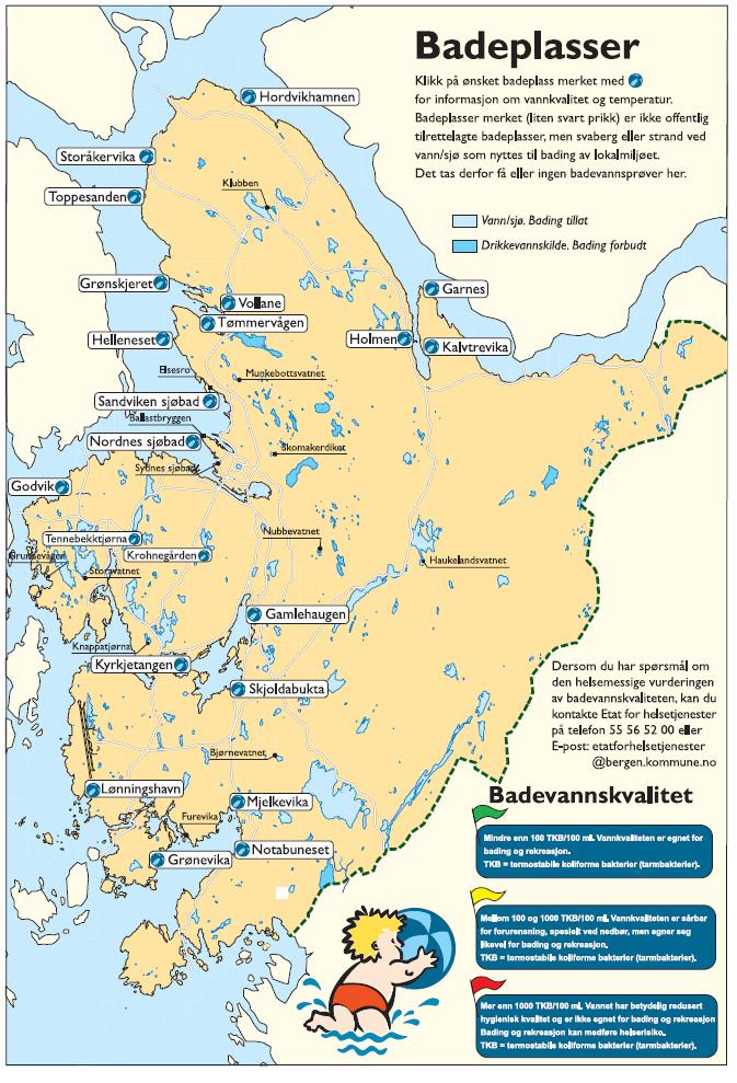 Antall badeplasser Avløpsvann som kilde til marin forsøpling Badevannsundersøkelsen