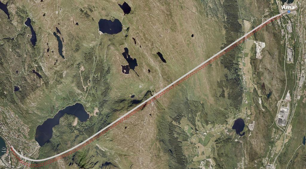 Utbygging Arna - Fløen K04 Utbygging Arna - Fløen stasjon UUT21 Nye Ulriken tunnel UUT25 Arna Stasjon UUT31