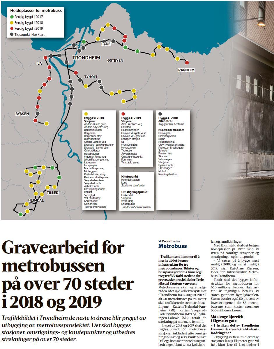 Nettverksystem med tre hovedlinjer