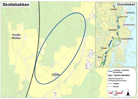 Brekkeskogen og Skottebakken Kartene viser ikke endelig varslingsområde, kun en