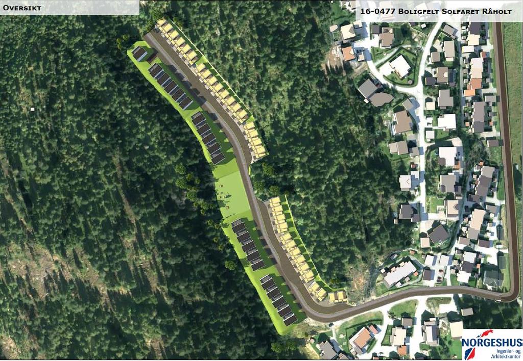 flomsone Foreslått plassering Bilde 2.1 Flybilde fra den foreslåtte byggeplassen.