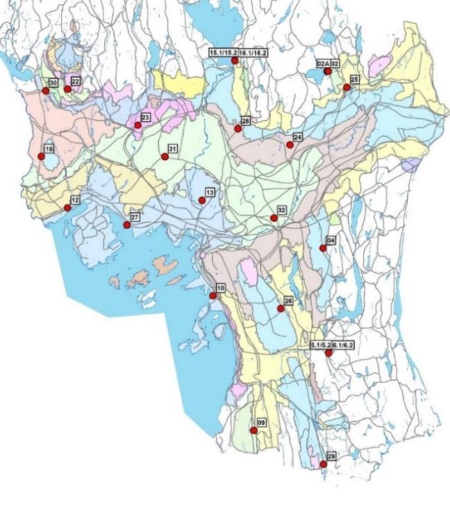 Oslos vannforsyning Oset vba Vannbehandling 2 anlegg i ordinær drift Oset vba Skullerud vba Gjennomsnittlig årlig produksjon 2018 90 millioner m 3 Gjennomsnittlig døgnproduksjon 250 000 m 3 Leverer