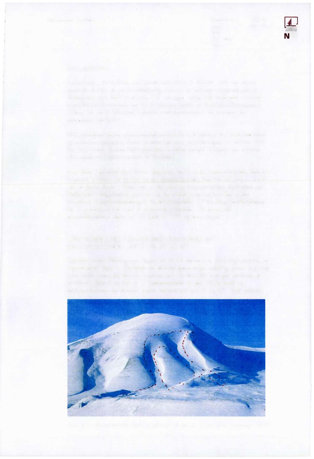 Håbergnuten, Svalbard Rapport nr: 588100-21 E Dato: 2001-08-31 t' Rev: Rev. dato: NGI Side: 4 1 INNLEDNING Forholdene i forbindelse med snøskredulykken 4.