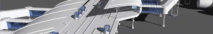 Six (6) Lane PRT Guideway