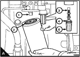 4 Forfilter for drivstoff Dette vil normalt monteres mellom drivstofftanken og motoren. Kontroller om det er vann i filterkoppen ved regelmessige intervaller, og drener ved behov.