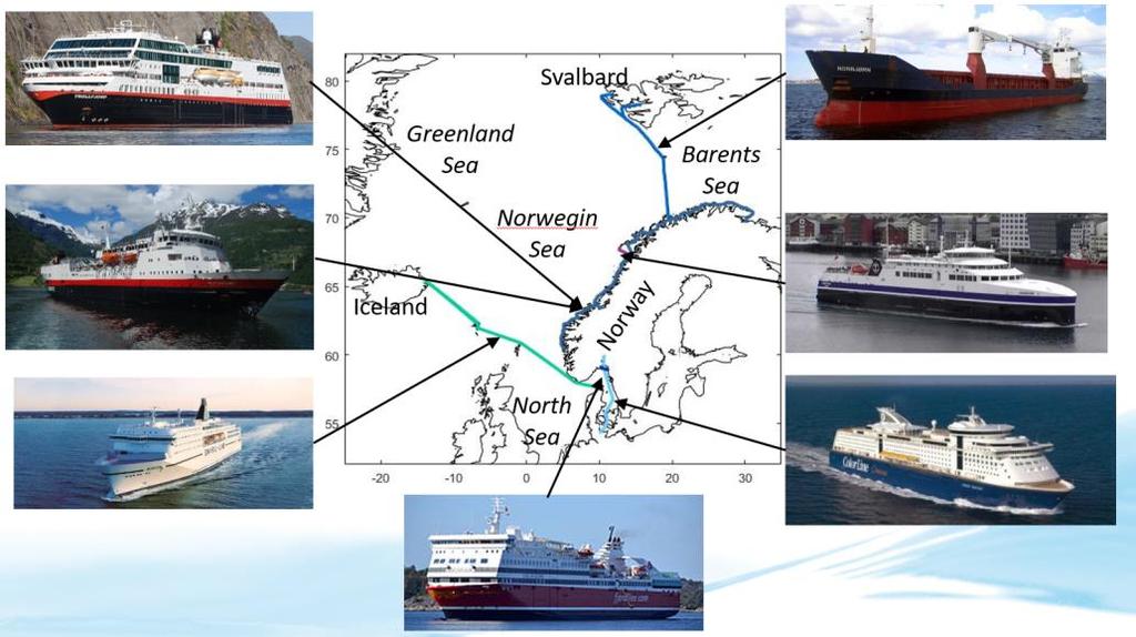 NorSOOP: Norwegian Ships Of Opportunity Program for marine and atmospheric research (www.niva.