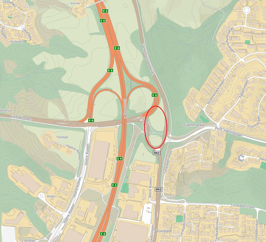 Tonstad omstigningspunkt og Østre Rosten 3 2.