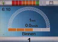 R-net Styreboks 5.6 Display Når R-net er påslått vil skjermen vises som i. atteriindikator Viser strømnivået til batteriet.