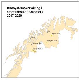 2015 Omfatter totalt 26 innsjøer Minimum 1 pr fylke Alle kvalitetselementer (unntatt