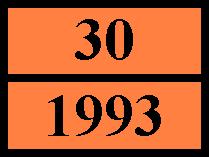 Særlige forsiktighetsregler ved bruk - Veitransport Spesiell bestemmelse (ADR) : 274, 601 Begrensede mengder (ADR) : 5l Unntatte mengder (ADR) : E1 Fareklasse : 30 Oransjefargede skilt : - Sjøfart