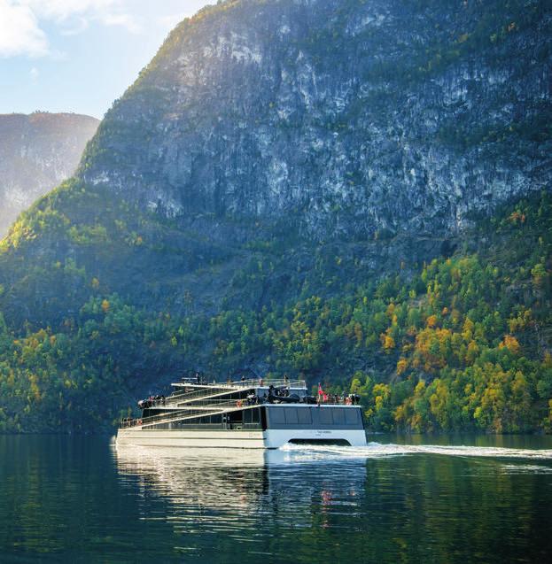 OM FJORD1 ASA STRATEGI SAMFUNNS- ANSVAR AKSJONÆR- INFORMASJON ÅRSMELDING OG REKNESKAP Fjord1 skal vere dyktigare på miljø enn det dei offentlege oppdragsgjevarane set krav til i utlysingane av