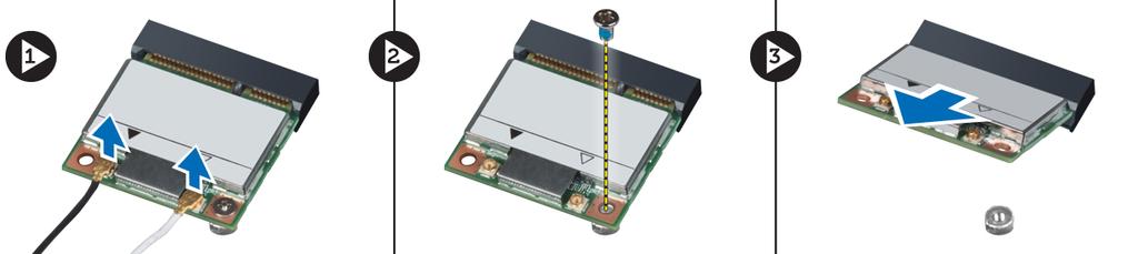 MERK: Det er installert en gummifylling på harddiskbraketten for 7 mm harddisker. Den er laget for å hindre vibrasjoner og sørge for riktig installering av 7 mm harddisker.