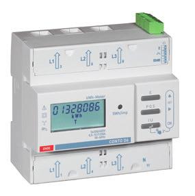 gjennomsnittsverdi Frekvens Timeteller Puls RS485 MODBUS RTU RS232 2 2 2 2 M-BUS Ethernet 3 3