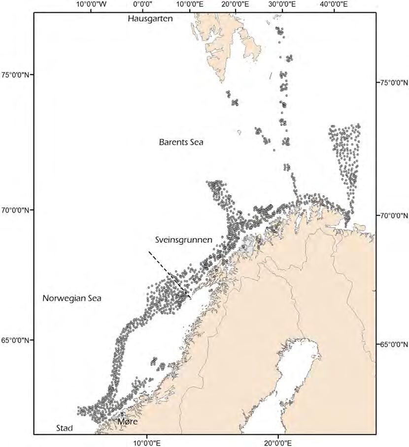 Norske- og Barentshavet. Som et ledd i denne kartleggingen, har transekter av havbunnen blitt filmet med tauet video-plattform.