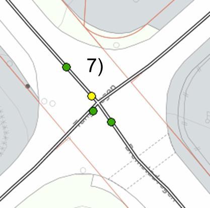 På traséen for anbefalt skoleveg til Strindheim skole er det registrert én trafikkulykke (nr. 4) med personskade i 10-årsperioden.