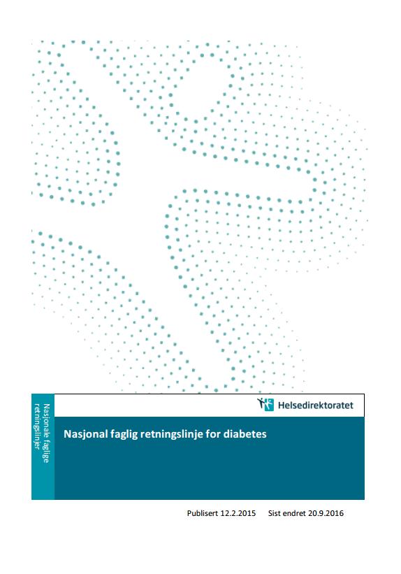 Nasjonal faglig retningslinje for diabetes Matvarer med stivelse og sukker påvirker blodsukkeret og bør tilpasses den enkelte.