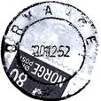 ? Utsendt 25.01.1915 ORKEDALEN Innsendt 08.02.1915 Stempel nr. HS2 Type: Karteringspåskrift Stempel nr. 6 Type: SL Utsendt 02.10.1920 Ørkedalen 16/9 80 Registrert brukt 16.09.1880 RCK Stempel nr.