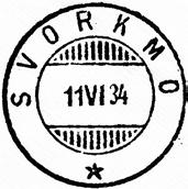 SVORKMO SVORKMO poståpneri, på gården Svorkmo, i Ørkedalen prestegjeld og fogderi, ble opprettet med virksomhet fra 1.12.1866.