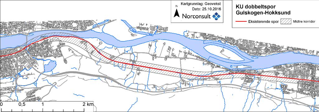 32 av 62 Søndre korridor medfører et beslag på 226 dekar jordbruksareal 6, samt en deling av større sammenhengende jordbruksareal. Sju jordbrukseiendommer og næringsgrunnlaget til disse blir berørt.