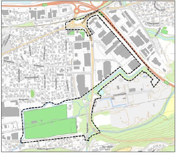 behov for endringer i områdeplanen. Rådmannen mener at er tatt tilstrekkelig høyde for endringer i planen ved å avsette romslige områder for jernbaneinfrastruktur og tilhørende anlegg.