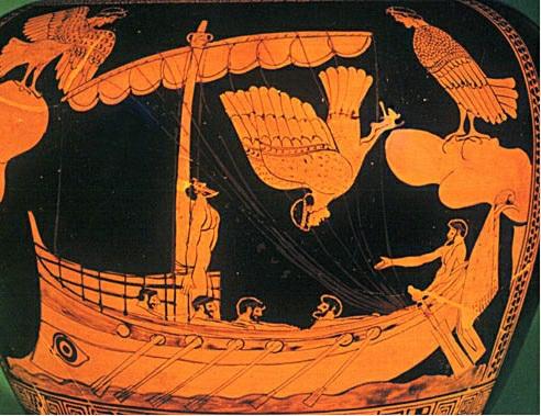 10 Flervalgsoppgave 10 Hvilken myte henspiller dette vasemaleriet på? Jason og Argonautene Odyssevs og sirenene Akhilles og sirenene Del II.