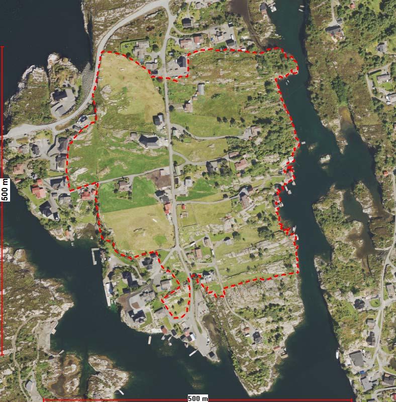 Område 23 Hanøy Hanøy er et relativt lite kjerneområde, men det er viktig i lokal sammenheng. Området er valgt ut fordi det har en stor kulturlandskapsverdi.