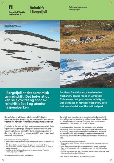 34 3.1.4 Informasjon Informasjonsarbeid er et av de viktigste strategiske grep nasjonalparkforvaltningen kan gjøre.