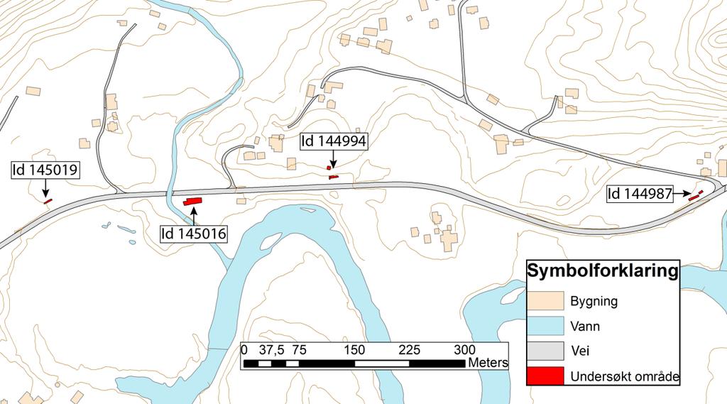 3.4. Lok. 4, Mulig dyrkningslag Lok. 4 (Id 145019) lå på nordsiden av E39, ca. 200 meter vest for lok. 3 ved gbnr. 52/10.