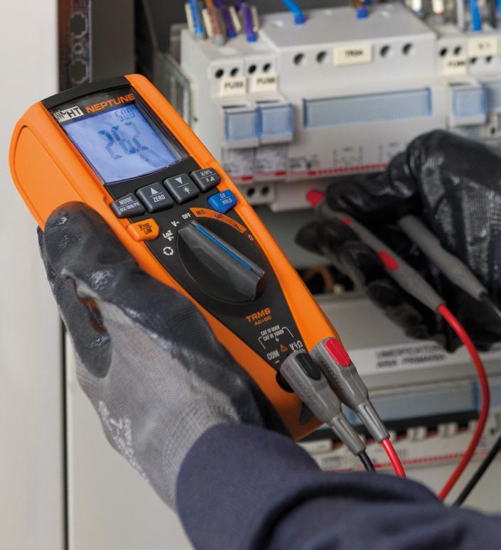 Neptune. Beyond multimeters. 1000V AC+DC LoZ CAT IV 600V CAT III 1000V autorange Autorange function and automatic detection of AC, DC for all measurements. DC, AC TRMS, AC+DC TRMS voltage up to 1000V.