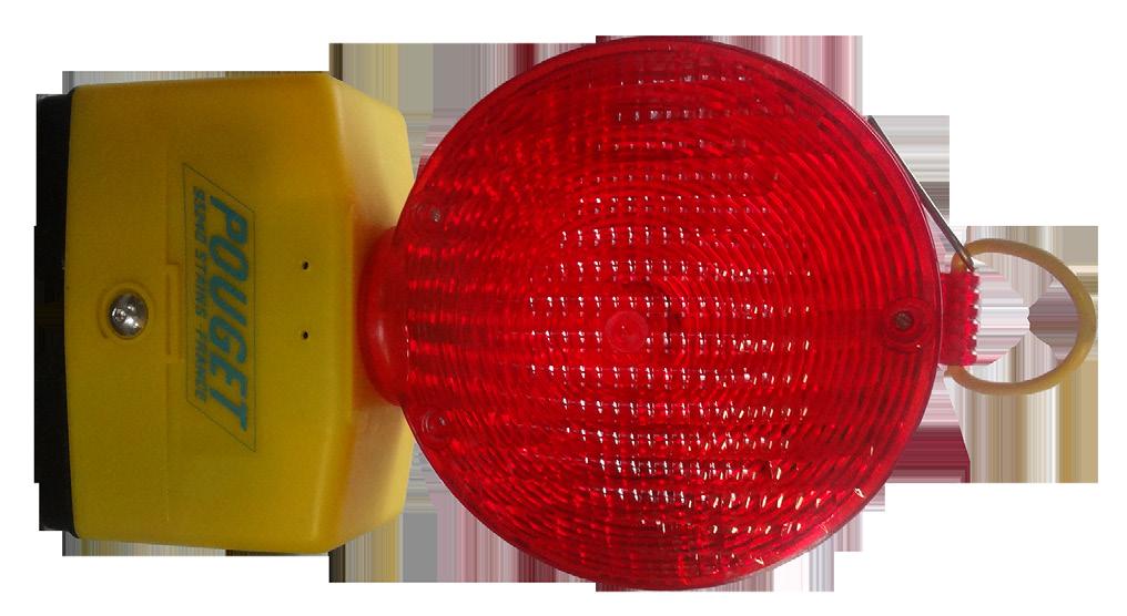 L7F PROTECTION LAMP Lamp for Railways Works - RED -