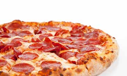 Italiensk pizza Pizza med tynn bunn for 1-2 personer No. 121 RIMINI (* 1, 6, 7) 143 Pepperoni, oliven og løk NO. 122 AREZZO (* 1, 6, 7) 143 Skinke og sjampinjong NO.
