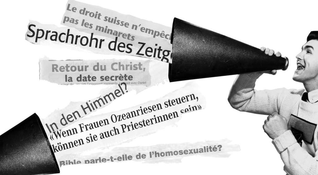 GROS PLAN Le périodique suisse alémanique «Kirchenbote» est bien le «messager de l Église» Selon Lukas Kundert, président du Conseil de l Église évangélique réformée du canton de Bâle-Ville, c est