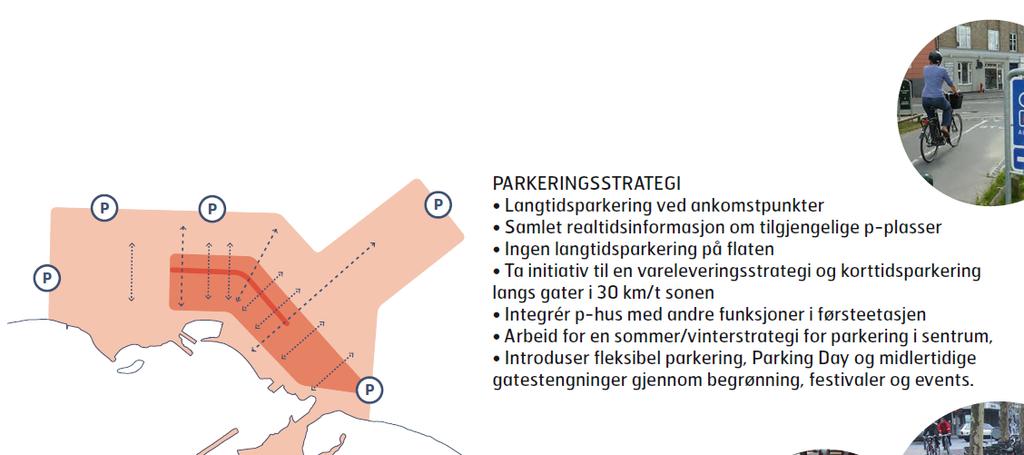 Parkeringsstrategi en alternativ løsning Felles p-hus for alle brukergrupper - som kommunen styrer Beboerne får