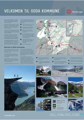 Nasjonal turistveg Ryfylke er 260 km lang og involverer de fem kommunene Sauda Strand, Suldal, Hjelmeland og Forsand i tavleprosjektet.