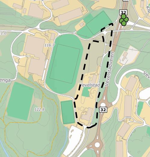 Figur 4:Trafikkbelastning (ÅDT) på veier rund planområdet (kartkilde: kart.finn.no) 2.3 Ulykker i perioden 2007-2016 Opplysninger om trafikkulykker er hentet fra databasen til NVDB.