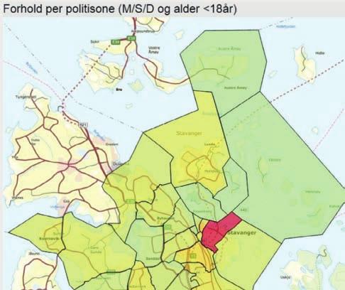 Barne- og ungdomskriminalitet i Stavanger 2018 Når og hvor begås kriminalitet Barne- og ungdomskriminalitet i Stavanger 2018 Når og hvor begås kriminalitet Det er registrert flest straffbare forhold