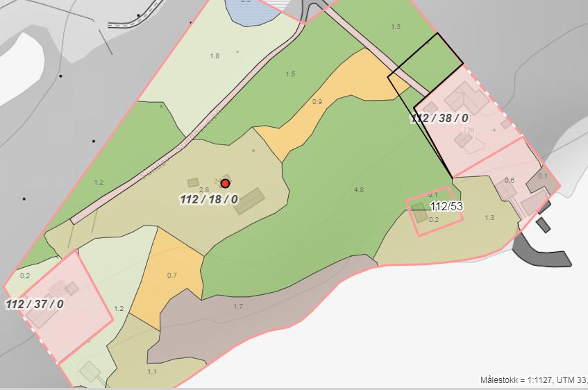 Sak 7/19 Sonja Strand søker om fradeling av 500m 2 fra gbnr. 112/18 som tillegg til gbnr. 112/ 38. Tomta ligger innenfor delingsforbudet i strandsonen.