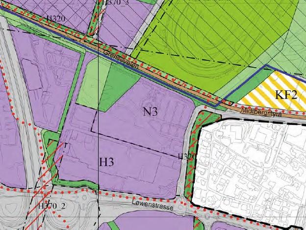 Forslag 17: Blågrønn struktur på delfelt N3 utgår og erstattes