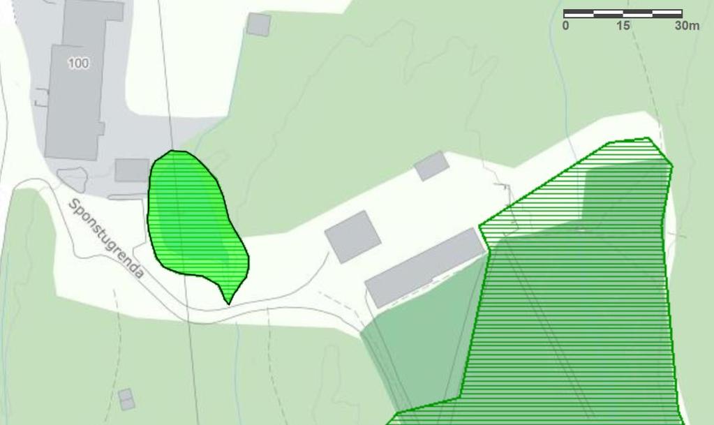 3.4 Prinsdal gård Lokaliteten er en gårdsdam som ligger ved Stall Prinsdal (GPS-koordinater: lengde 10.81482, bredde 59.83063).