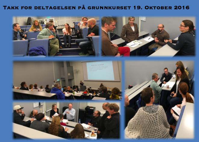 HOVEDSATSING I 2016 KURS I REGI AV OSLO KFU Oslo KFU har avholdt grunnkurs for FAU-ledere og nestledere (19. oktober) der både erfarne og uerfarne FAUere fikk møtes til faglig påfyll.