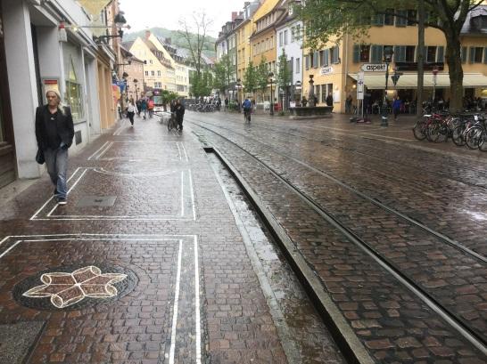 Freiburg ble gjenoppbygget til opprinnelig arkitektonisk utrykk og gatestruktur etter andre verdenskrig.